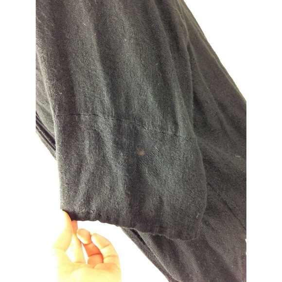 Mieko Mintz new york women's‎ black scarf fringe sweater one size - Picture 5 of 6